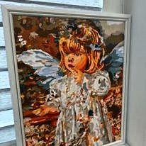Obraz - dziewczynka - aniołek
